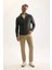 Standart Fit Normal Kesim Yarım Balıkçı Yaka Fermuarlı Waffle Hırka R1195AZNS 12