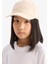 Kız Çocuk Nakışlı Keten Karışımlı Cap Şapka D8425A825SM 9