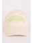 Kız Çocuk Nakışlı Pamuklu Cap Şapka D8432A825SM 11