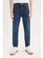 Erkek Çocuk Slim Fit Dar Kesim Düz Paça Basic Düz Jean Pantolon D6649A825SM 11