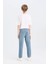 Erkek Çocuk Straight Fit Düz Paça Basic Düz Jean Pantolon 12