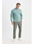 Regular Fit Normal Kesim Yazlık Düz Paça Chino Kanvas Pantolon D7349AX25SP 12