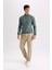 Regular Fit Normal Kesim Yazlık Düz Paça Chino Kanvas Pantolon D7349AX25SP 16