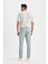 Regular Fit Normal Kesim Yazlık Düz Paça Chino Kanvas Pantolon D7349AX25SP 12