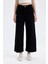 Kısa Geniş Paça Yüksek Bel Crop Jean Pantolon D8356AX24AU 11