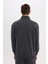 Comfort Regular Fit Rahat Kalıp Fermuarlı Dik Yaka Basic Düz Sweatshirt X7405AZ25SP 15
