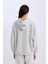Relax Fit Kapüşonlu Kanguru Cepli Kalın Basic Düz Sweatshirt W8071AZ24WN 17