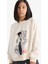 Kız Çocuk Relax Fit Bisiklet Yaka Anime Baskılı Sweatshirt D8817A825SP 10