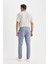 Yazlık Gabardin Chino Kanvas Pantolon Slim Fit Dar Kesim Dar Paça Cepli B2089AX25SP 10