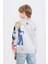 Erkek Çocuk Dragon Ball New Bisiklet Yaka Sırt Baskılı Sweatshirt D6814A824WN 13