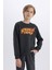 Erkek Çocuk Stranger Things Bisiklet Yaka Sweatshirt D4791A824WN 9