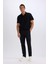 %100 Pamuk Yazlık Jogger Chino Pantolon Beli Bağcıklı Cepli Düz Paça Z9933AZ25SP 8