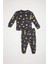 Erkek Bebek Pijama Takım Desenli Uzun Kollu Üst Beli Lastikli Uzun Alt D8653A524AU 9