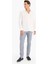 %100 Pamuk Regular Fit İnce Polo Yaka Uzun Kollu Gömlek D7394AX25SP 7