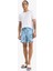 Fit Regular Fit Desenli Esnek Dokulu Deniz Şortu D9630AX25HS 8