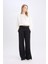 Coool Wide Leg Geniş Bol Paça Eşofman Altı Geniş Paça Beli Lastikli Bağcıklı Şeritli D4764AX24AU 7