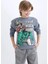 Erkek Çocuk Marvel Comics Bisiklet Yaka Sweatshirt D6738A824WN 12