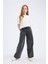 Kız Çocuk Wide Leg Geniş Bol Paça Pamuklu Jean Pantolon D7094A825SM 8