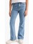 Kız Çocuk Flare Fit İspanyol Paça Jean Pantolon D7096A825SM 13