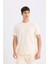 %100 Pamuk New Regular Fit Bisiklet Yaka Basic Düz Kısa Kollu Tişört V7699AZ25SP 10