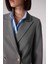 Sorbe x DeFacto Kruvaze Yaka Basic Düz Düğmeli Blazer Ceket D9922Ax24AU 16