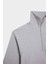 Regular Fit Yarım Fermuarlı Dik Yaka Basic Düz Sweatshirt D9009AX24WN 16