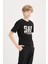 Erkek Çocuk Bisiklet Yaka Baskılı Kısa Kollu Tişört D9264A825SM 9