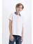 Erkek Çocuk Polo Yaka Basic Düz Kısa Kollu Tişört D9254A825SM 9