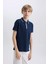 Erkek Çocuk Polo Yaka Pike Kısa Kollu Tişört D9253A825SM 13