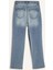 Mary Vintage Straight Fit Yüksek Bel Düz Paça Jean Kar Yıkamalı Pantolon D7981AX25SP 18