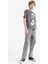 Erkek Çocuk Jogger Fit Esnek Bantlı Paça Jean Pantolon D6554A825SP 12