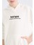 Erkek Çocuk Oversize Geniş Kalıp Kapüşonlu Nakışlı Sweatshirt D8498A825SP 17