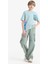 Erkek Çocuk Beli Lastikli Kargo Cepli Düz Paça Jean Pantolon D7088A825SP 11
