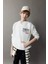 Erkek Çocuk Oversize Geniş Kalıp Kapüşonlu Sırt Baskılı Sweatshirt D8495A825SP 13