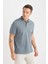 %100 Pamuk Regular Fit Polo Yaka Kısa Kollu Basic Düz Pike Kumaş Tişört C1293AX25SP 8