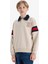 Erkek Çocuk Oversize Geniş Kalıp Polo Yaka Sweatshirt D7404A825SP 14