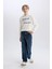 Erkek Çocuk Oversize Geniş Kalıp Kapüşonlu Baskılı Sweatshirt D7400A825SP 16