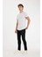 %100 Pamuk Carlo Skinny Fit Ekstra Dar Kalıp Normal Bel Ekstra Dar Paça Siyah Jean Pantolon E0181AX24AU 9