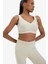 Fit V Yaka Ağır Kumaş Sporcu Bra C5296AX25SP 10