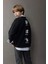 Erkek Çocuk Oversize Geniş Kalıp Bisiklet Yaka Sırt Baskılı Yıkamalı Soluk Efektli Sweatshirt D8494A825SP 11