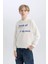 Erkek Çocuk Oversize Geniş Kalıp Kapüşonlu Baskılı Sweatshirt D7400A825SP 15