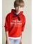 Erkek Çocuk Oversize Geniş Kalıp Kapüşonlu Baskılı Sweatshirt D7399A825SP 12