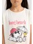 Kız Çocuk Snoopy Pijama Takımı Kısa Kollu Üst Beli Lastikli Kısa Şort D9831A824WN 9