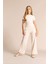 Kız Çocuk Slim Fit Dar Kesim Bisiklet Yaka Ribana Basic Düz Kısa Kollu Tişört B3054A825SM 10