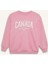 Oversize Geniş Kalıp Bisiklet Yaka Baskılı Kalın Sweatshirt D9805AX24WN 12