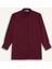 Relax Fit Modal Basic Düz Uzun Kollu Gömlek Tunik D8523AX24WN 12