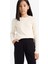 Kız Çocuk Okula Dönüş Slim Fit Dar Kesim Bisiklet Yaka Ribana Uzun Kollu Basic Düz Tişört B7452A825SP 10