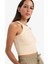 Fitted Halter Yaka Fitilli Kaşkorse Atlet U0357AZ25SM 8