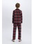Erkek Çocuk Pijama Takımı Flanel Kareli Uzun Kollu Üst Beli Lastikli Uzun Alt D8577A824WN 10