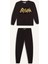 Erkek Çocuk Batman Pijama Takımı Polar Uzun Kollu Üst Beli Lastikli Uzun Alt D8570A824CW 17